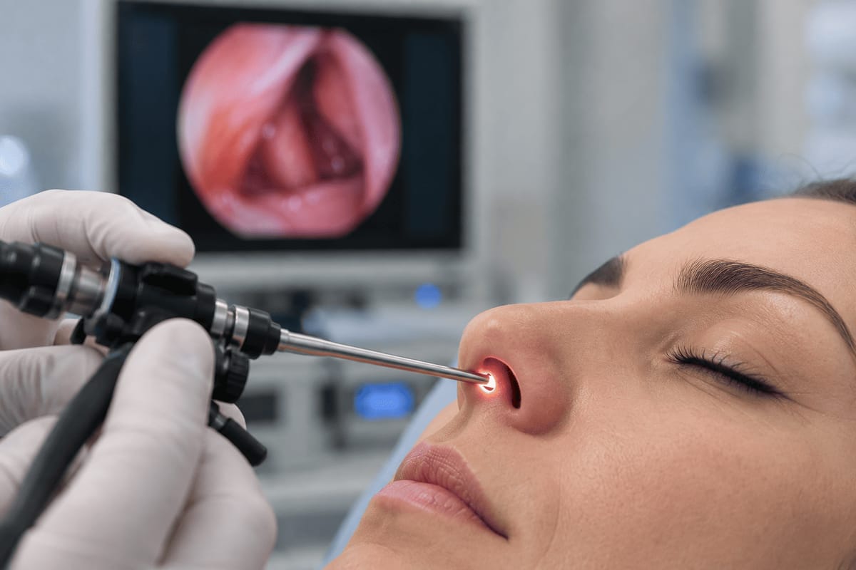 Sinusectomia, remoção de pólipos nasais e de tumores benignos